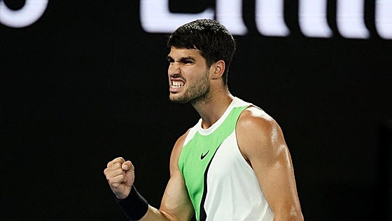 Alcaraz está por primera vez en semifinales de Australia