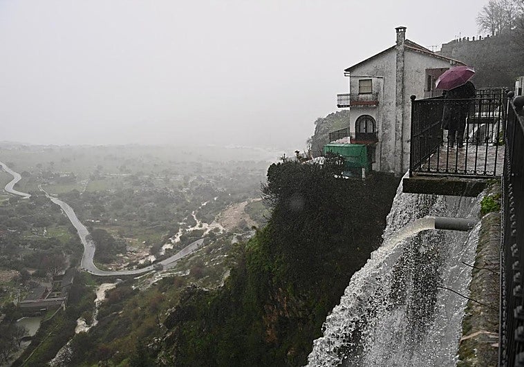 Las imágenes aéreas de Grazalema que muestran la magnitud del temporal en Andalucía