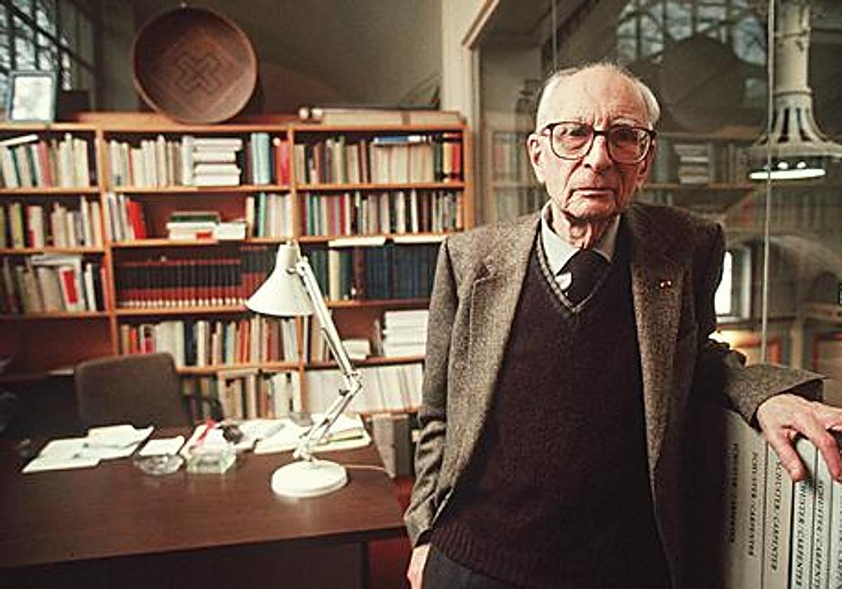 El antropólogo francés Claude Lévi-Strauss.