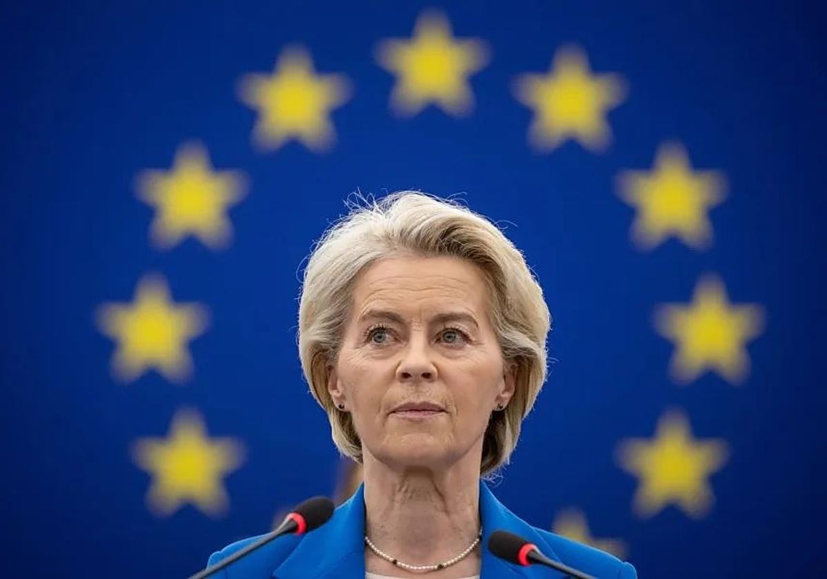 La presidenta de la Comisión Europea, Ursula von der Leyen.