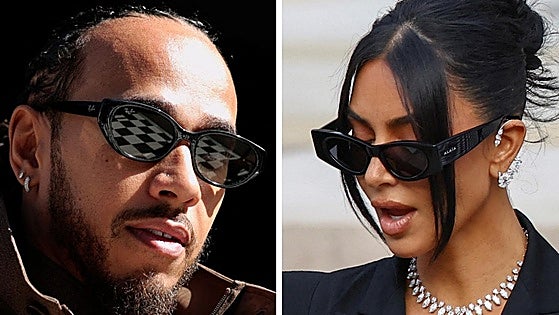 Kim Kardashian y Lewis Hamilton hacen oficial su relación en la Super Bowl