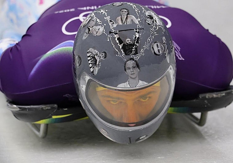 Vladyslav Heraskevych, el 'polémico' casco por las víctimas de la guerra de Ucrania