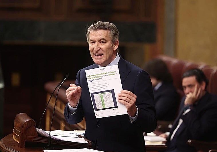 Feijóó acusa a Sánchez de «negligencia» y augura que acabará sentado en el banquillo por la tragedia