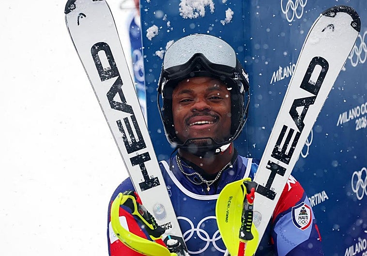 Richardson Viano, el haitiano que sorprendió en el slalom