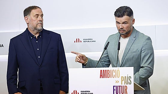 Junqueras contraprograma el acto de Rufián con un encuentro en Madrid con diputados de ERC