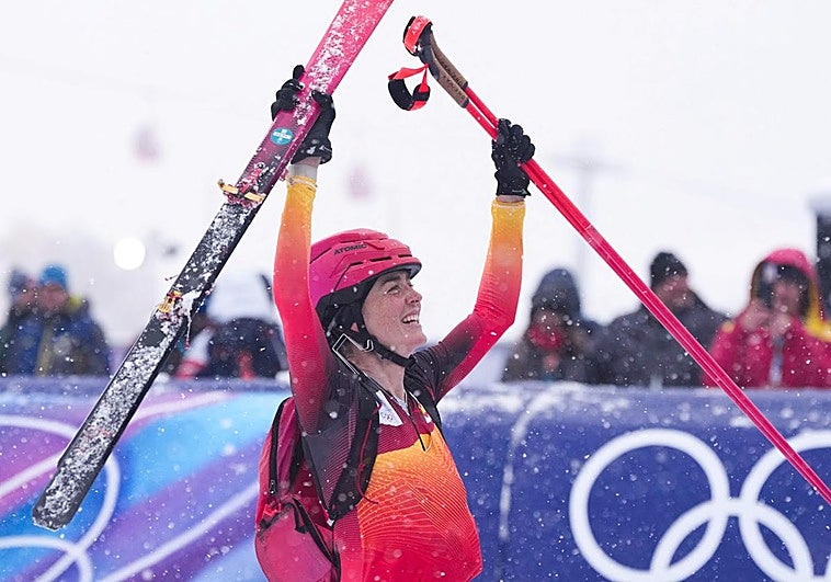 Ana Alonso, bronce en el esprint del esquí de montaña