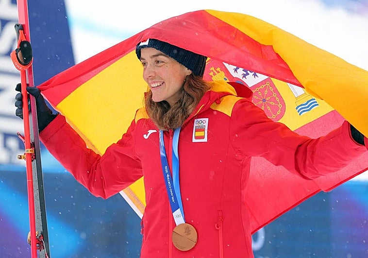 Ana Alonso, bronce en el esprint del esquí de montaña
