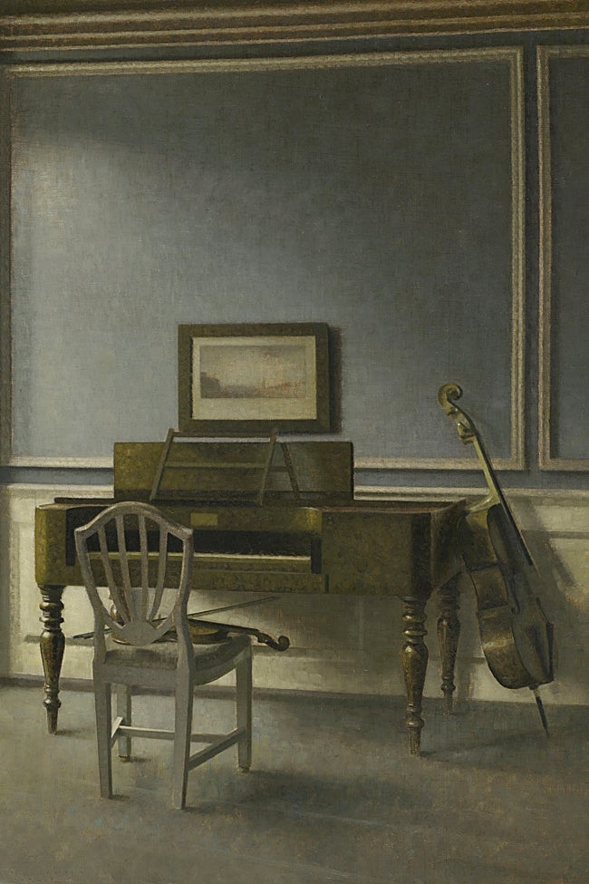 'Interior. El cuarto de Música en Strandgade, 30. 1907',