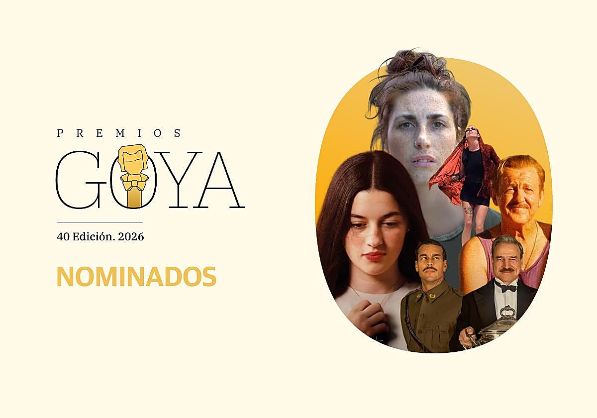 Todos los nominados a los premios Goya 2026