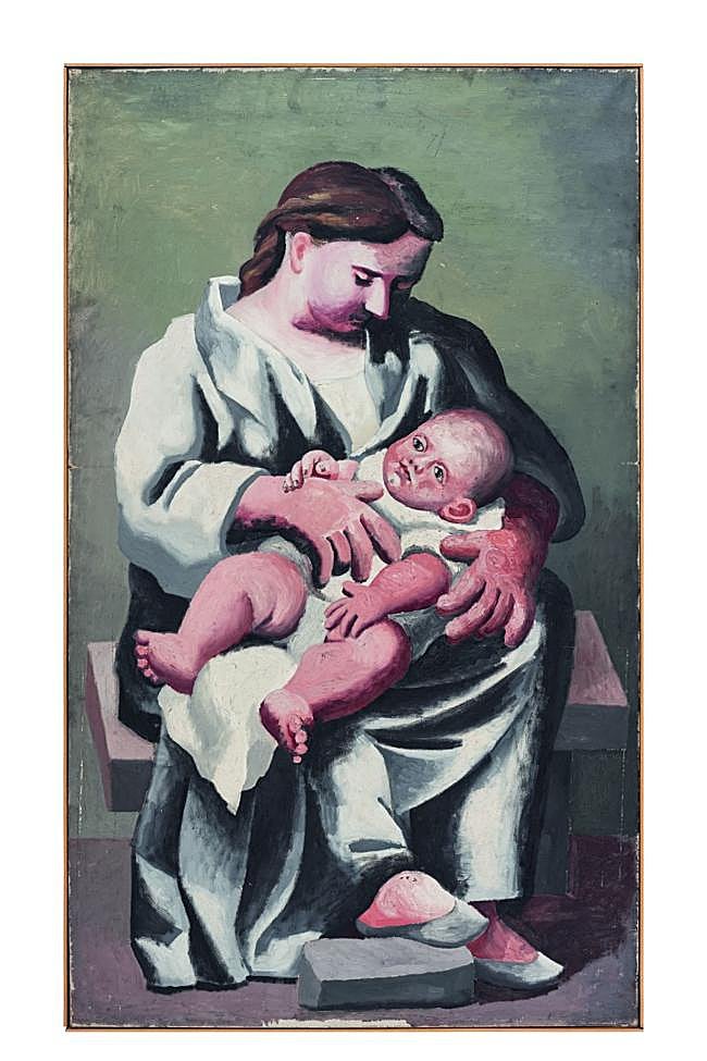 'Maternidad' (Fontainebleau, 10 de julio de 1921) Óleo sobre lienzo