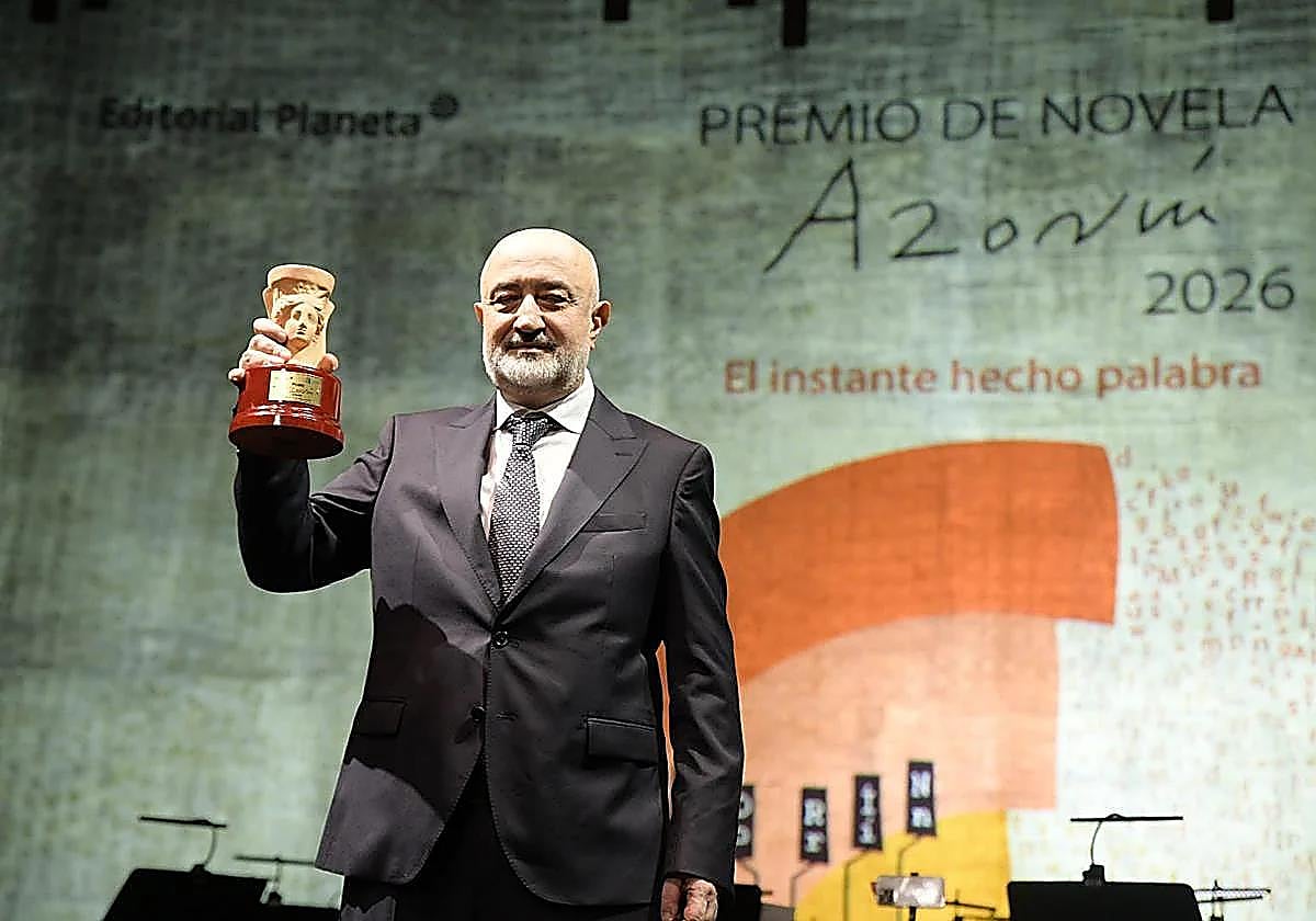Pablo Álvarez, ganador del Premio Azorín 2026.
