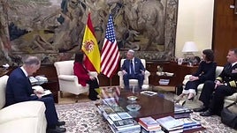 Vídeo original de la reunión de Robles con el embajador de EE UU en España