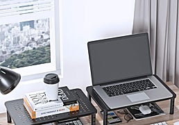 Reduce la tensión cervical con estas bases elevadoras para monitor