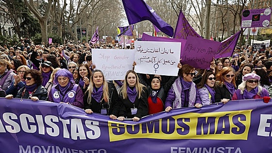 La guerra y lo «erótico» se mezclan con la lucha feminista este 8M