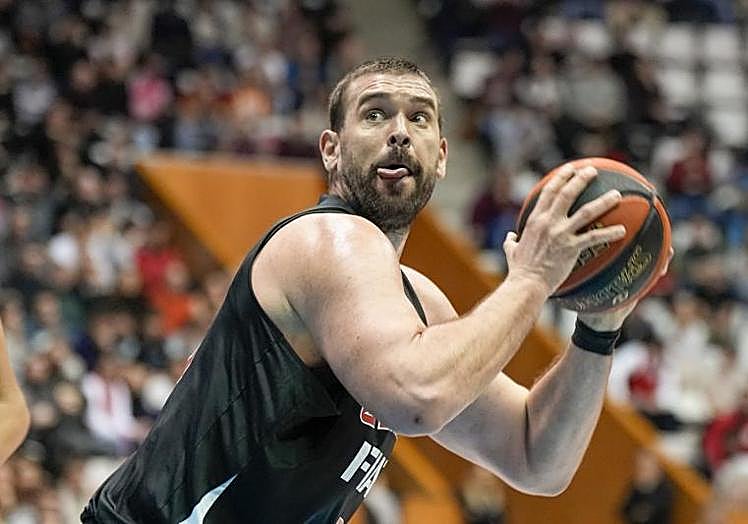 Marc Gasol, durante su última etapa en el Girona.