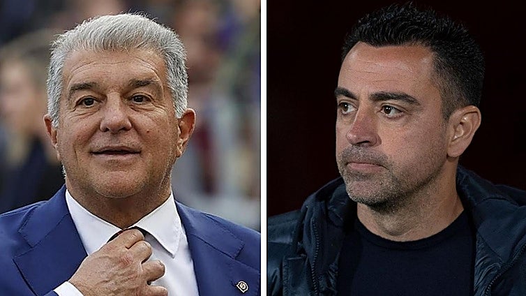 Xavi acusa de «mentir» a Laporta, quien le reprocha que «con los mismos jugadores, Flick gana»