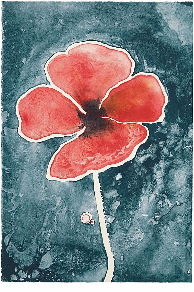 'Amapola' (1965) Litografía de Asawa.