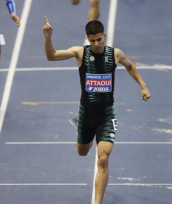 Imagen secundaria 2 - Mohamed Attaoui, en varias competiciones.