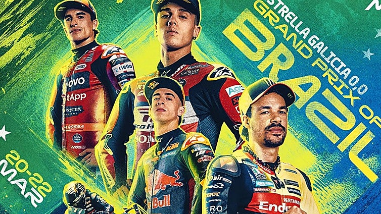¡Próxima parada: Brasil! Sigue el Mundial de Moto GP con el Plan Motor de DAZN por sólo 14,99€ al mes