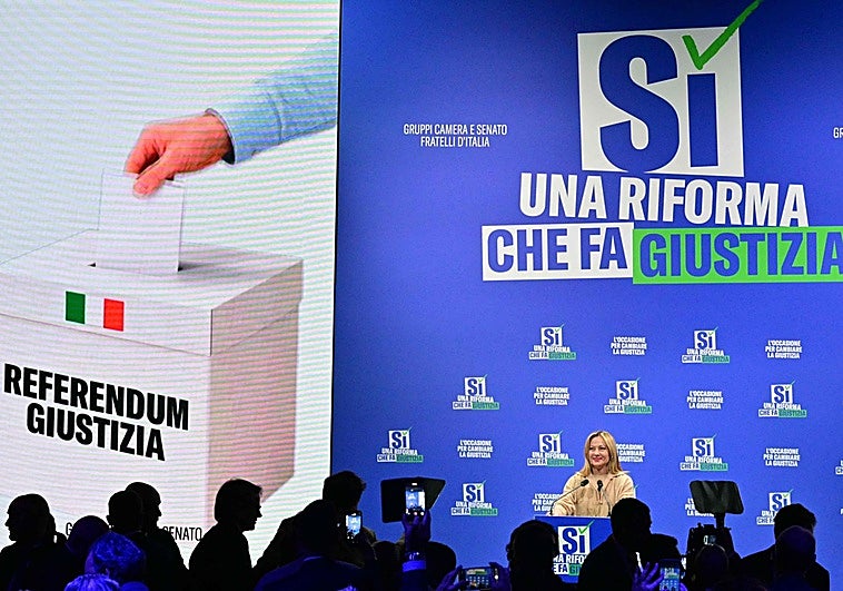 Meloni se la juega con el referéndum para reformar la Justicia italiana