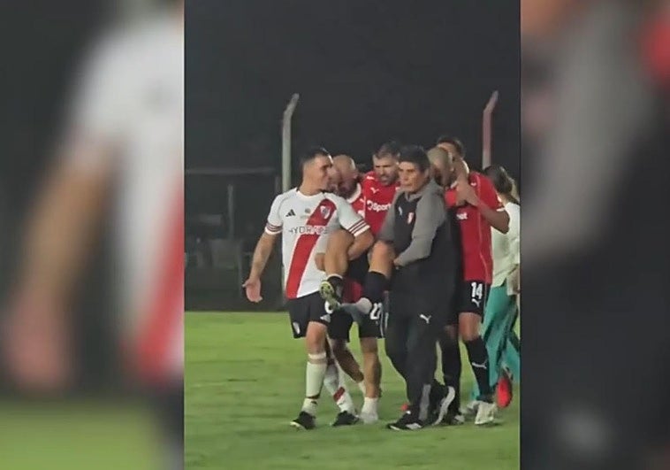 Sergio 'Kun' Agüero se rompe el tendón de Aquiles