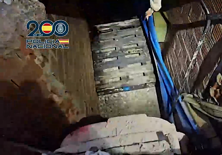 Así es el nuevo narco túnel bajo la frontera de Ceuta