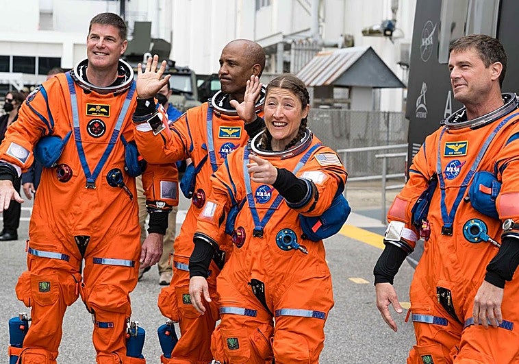 Los cuatro astronautas de una misión para la historia
