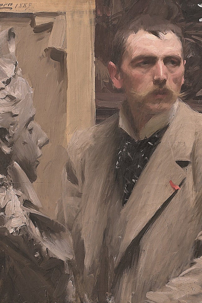 'Autorretrato', (1889). Óleo sobre lienzo de Anders Zorn.