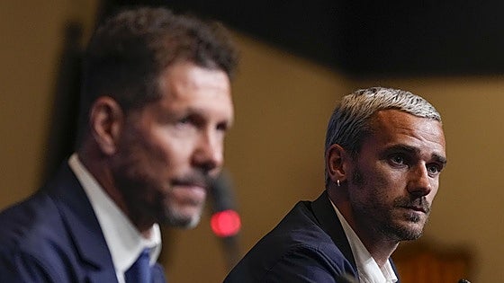 Simeone, emocionado junto a Griezmann: «Eres admirable»