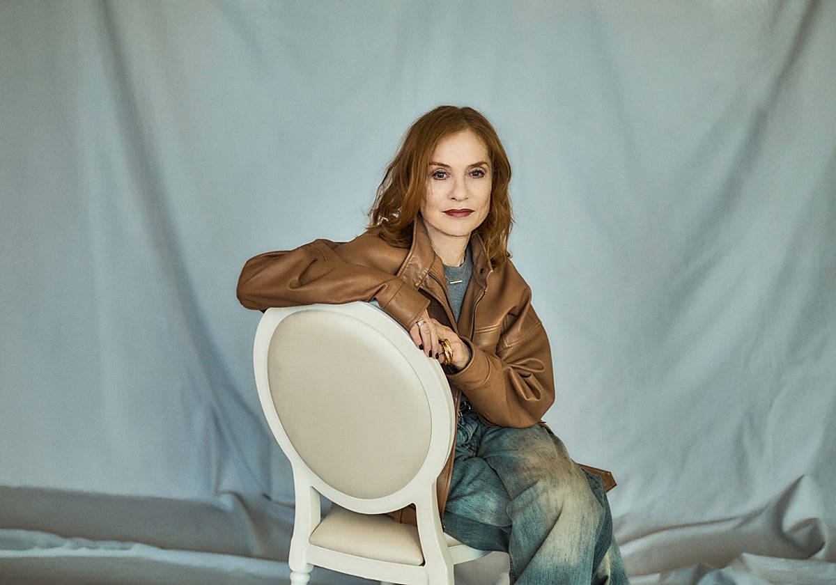 Isabelle Huppert posa en Madrid.