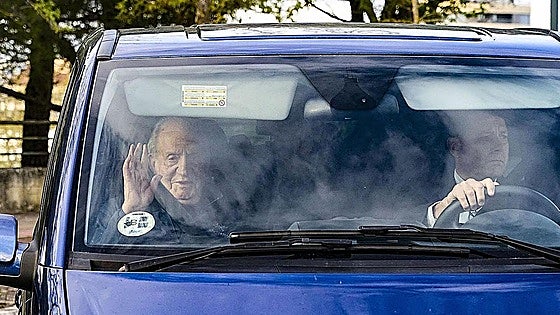 El rey emérito visita Vitoria para una nueva revisión médica