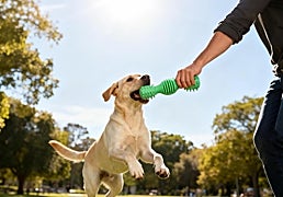 Los mejores mordedores de caucho para higiene dental de perros