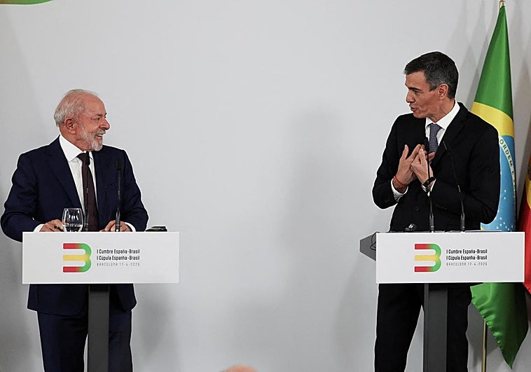 Lula elogia a Sánchez: «Está haciendo crecer el rebaño progresista»