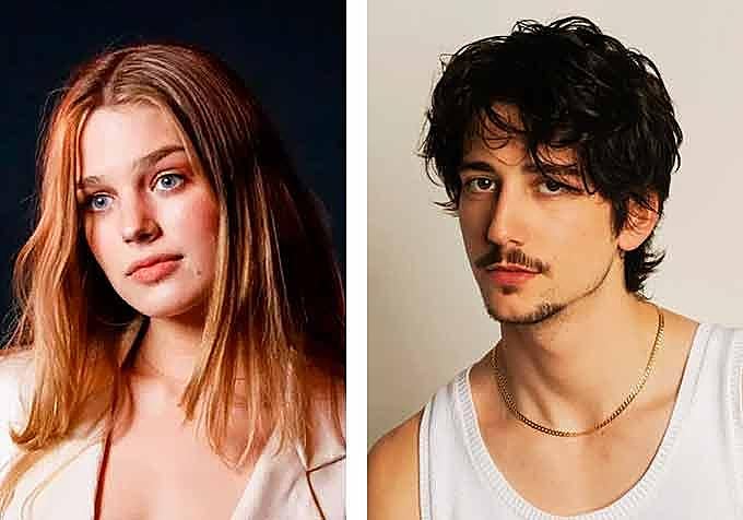Tegan Croft y Milo Mayhem, los dos protagonistas de la versión 'live action' de Rapunzel.