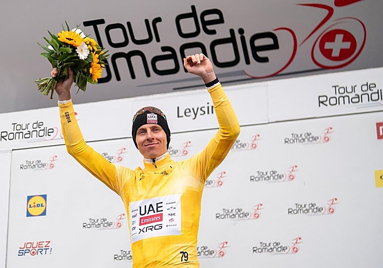Pogacar cierra otra semana de ensueño con el triunfo en el Tour de Romandía