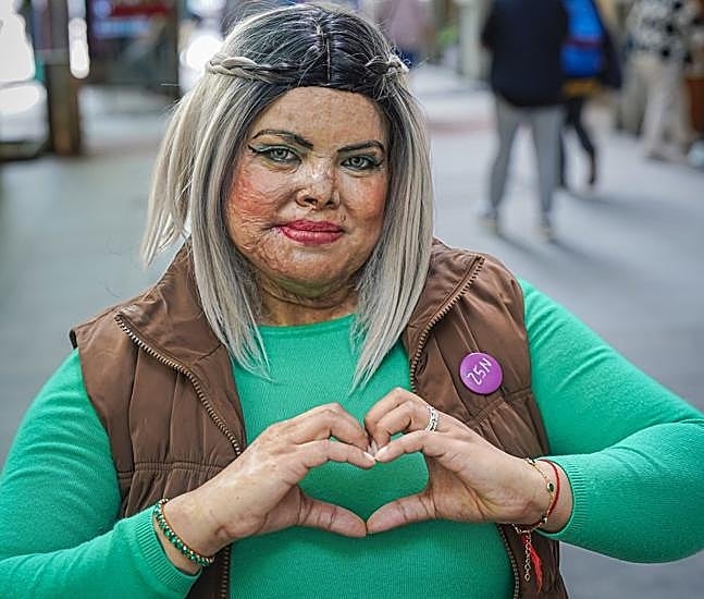 La joven nacargüense Doribel.