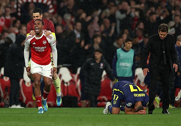 El Arsenal castiga al Atlético sin final