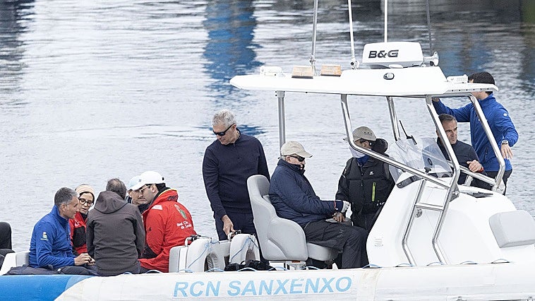 Victoria Federica y Jorge Navalpotro viajan a Sanxenxo para ver al rey Juan Carlos