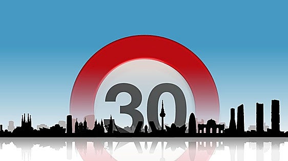 España, pionera en reducir la velocidad a 30 km/h en ciudad