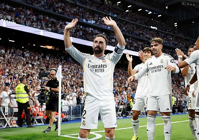 El Real Madrid despide a Carvajal con una última victoria
