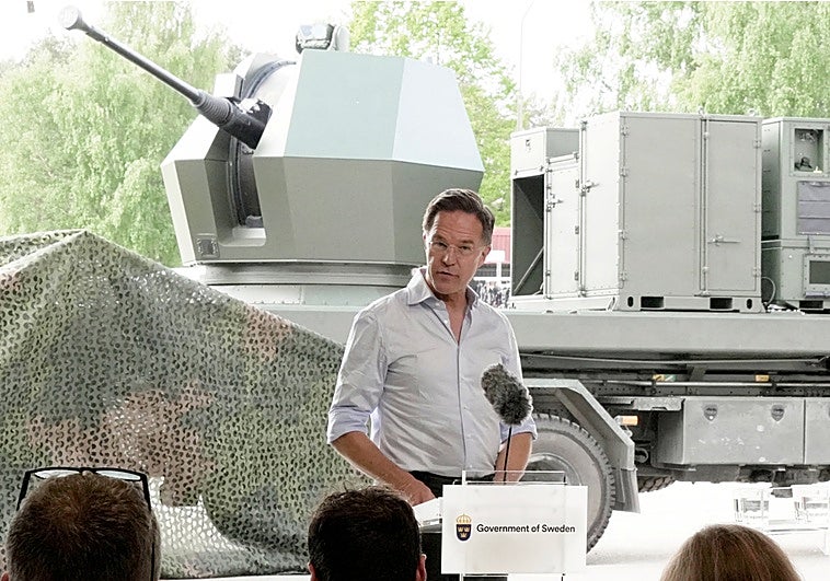 Rutte garantiza la seguridad de la OTAN tras el dron derribado en Estonia