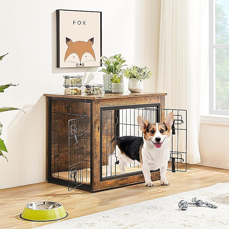 La jaula para perros que no parece una jaula: el mueble elegante que querrás poner en el salón