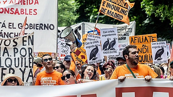 Miles de personas exigen que bajen los precios del alquiler: «Trabajamos para vivir, no para pagar»
