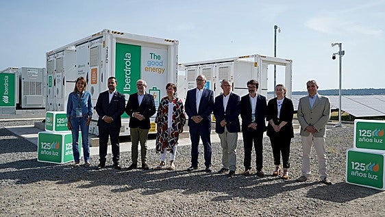 Iberdrola inaugura la mayor batería de almacenamiento de energía de España
