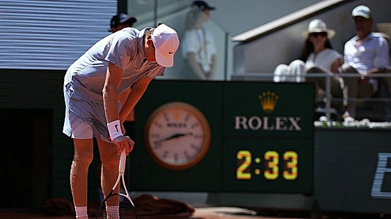 Sinner, eliminado de Roland Garros