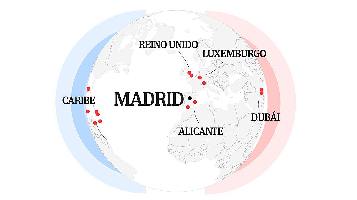 La 'trama ZP', un mapa internacional para el presunto blanqueo de capital