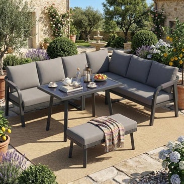 Los mejores conjuntos de muebles para sacar el máximo partido a tu porche, terraza y jardín