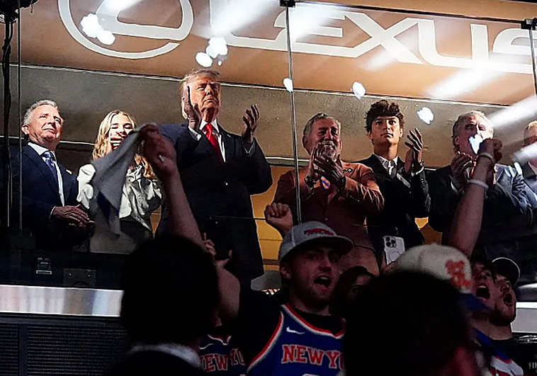 Trump, abucheado en las finales de la NBA