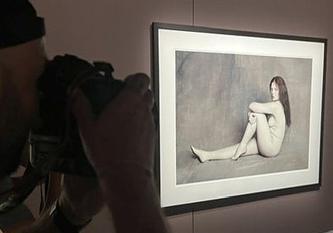Uno de los desnudos de la exposición.