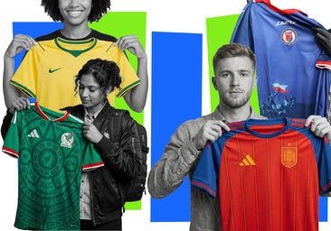 Elige la camiseta que más te gusta del Mundial